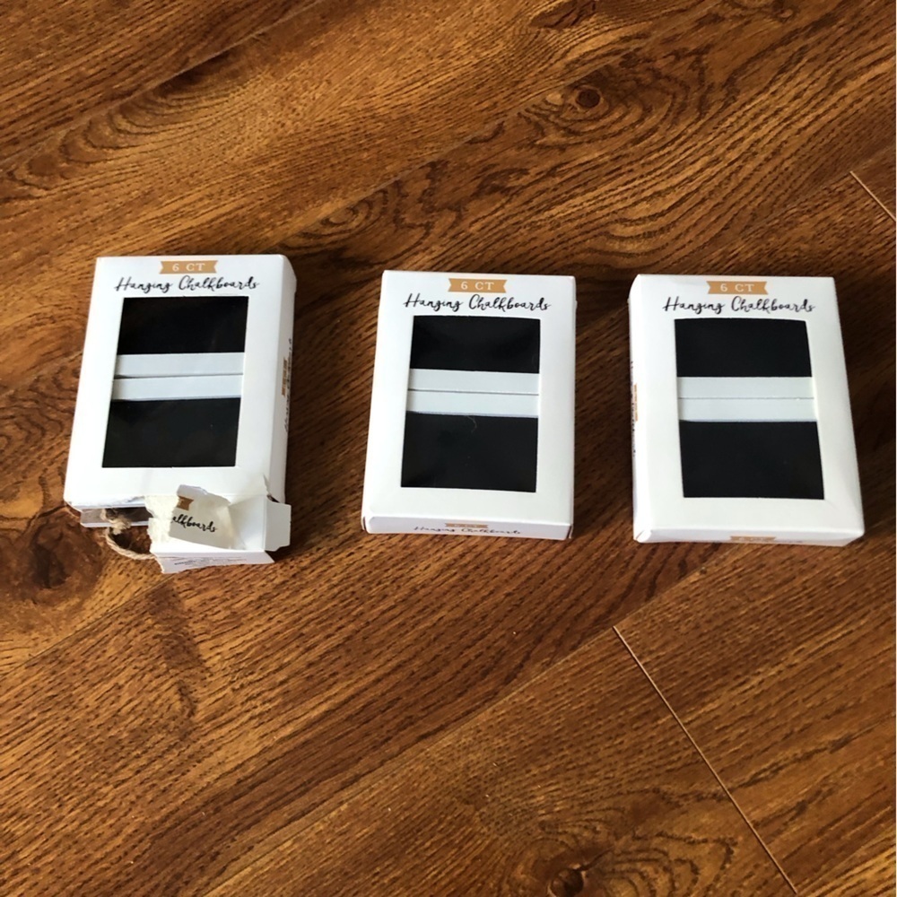 Small Hanging Chalkboard signs 18ct